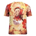 thumbnail image 6 of Genshin Impact Womens T-Shirt Round Neck Short Sleeve Tee Shirts Summer Breathable Tops Blouse 4XL, 6 of 8