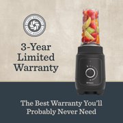 Vitamix Nano Personal Blender with SmoothiePilot Adaptive Blending Technology, 2 20 oz Blending Cups, Black