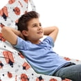 thumbnail image 1 of Insects Lounger Chair Bag, Funny Pattern of Wombs Ladybugs and Beetles, High Capacity Storage with Handle Container, Lounger Size, Burnt Sienna Dark Blue, by Ambesonne, 1 of 5