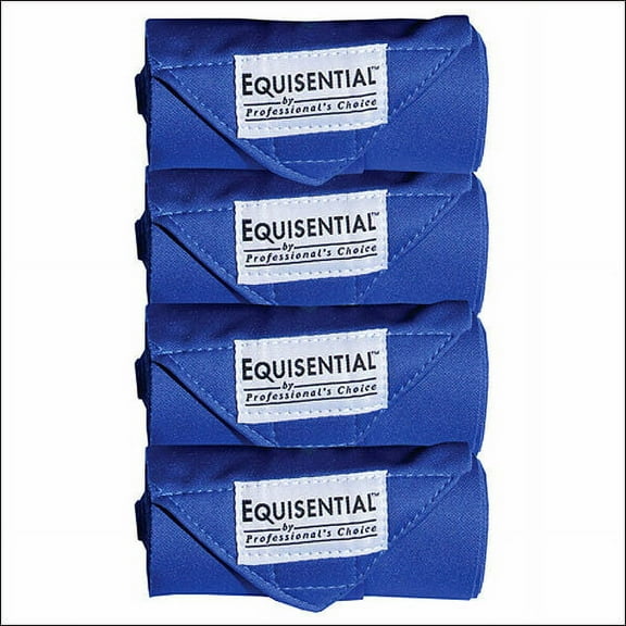 Professionals Choice Horse Equisential Standing Bandages Leg Set Of 4 Royal Bl
