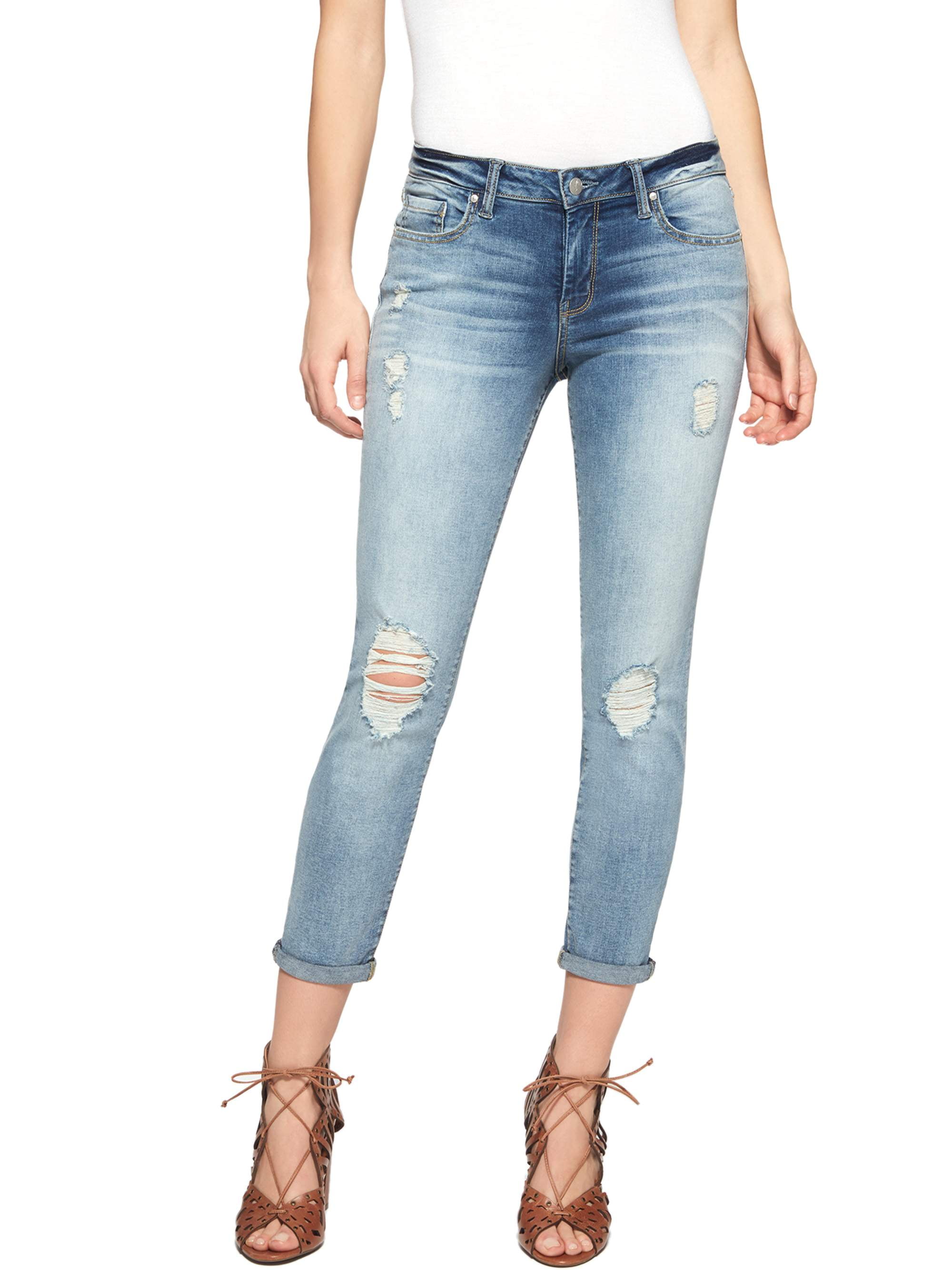 rolled ankle jeans