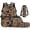 Camo Duck, variant on HUISEFOR Camo Duck Kids Backpack for Girls 10-12 School Backpacks Sets with Lunch Bag Pencil Case Water Bottle Holder 4 Piece Travel Bookpack Multifunctional