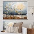 thumbnail image 1 of Designart Clouds framed wall art decor, Clouds framed wall Art, Clouds Prairies compositions IX , Yellow Traditional White Framed Wall Art, 44x34 inches White Color Frame, 1 of 5