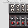 thumbnail image 4 of MIX5210 Mezclador De Sonido, Mezclador Digital Mezclador Compacto De Estudio De 10 Canales Mezclador De Teclados Para Grabación De Estudio En Casa 100-240V, 4 of 7