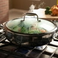 thumbnail image 4 of Hell's Kitchen Ceramic Hybrid 4 Qt Saute Pan with Lid, 4 of 5