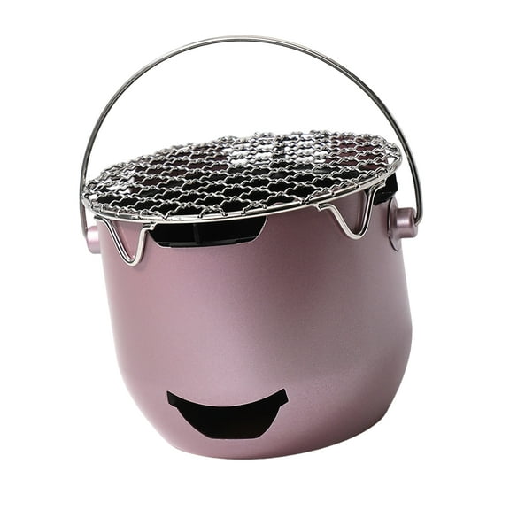 Windproof Small Camping Grills Small Carbon Stove BBQ Portable Charcoal Grills For Outdoor Cooking Family Gathering