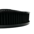 thumbnail image 7 of Air Cleaner 14" X 3" Round High Flow Thru Washable Drop Base 350 SBC Black, 7 of 7
