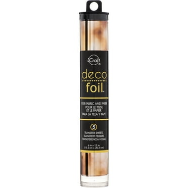 Deco Foil Specialty Transfer Sheets 6"X12" 5/Pkg Amber Watercolor
