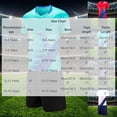 thumbnail image 3 of Kids Soccer Jersey Set for Boys Girls Training Uniform Youth Jerseys Ndbuld Children's Short Sleeve Top With Elastic Waist Shorts Sportswear And Soccer Set For Middle And Big Kids Black XS, 3 of 9
