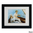 thumbnail image 2 of Trademark Fine Art "Boating 1874" Canvas Art by Edouard Manet, Wood Frame, 2 of 5