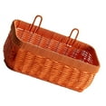 thumbnail image 4 of Baoblaze Storage Basket Wall Hanging Decor for Garden Flower Pot Farmhouse Wall Decor Orange, 4 of 8