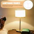 thumbnail image 3 of BRIGHTFUFU Frame de pantalla de la lámpara Ronda Vintage Lámpara Shade Frame E27 Base 30cm Suministro de pantalla, 3 of 7