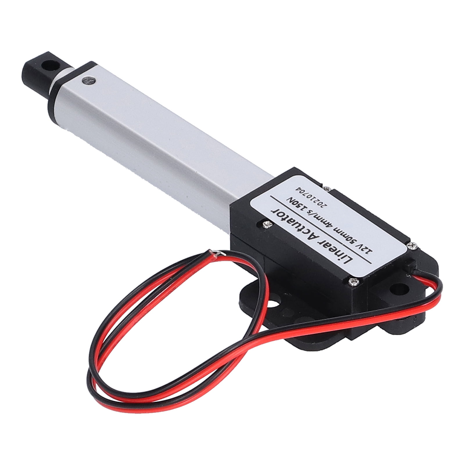 Linear Actuator Motor, Short Circuit Protection Linear Actuator Low Noise  Mini 50mm 12v DC With Mounting Bracket For Home For For Automotive  4mm/s-150N