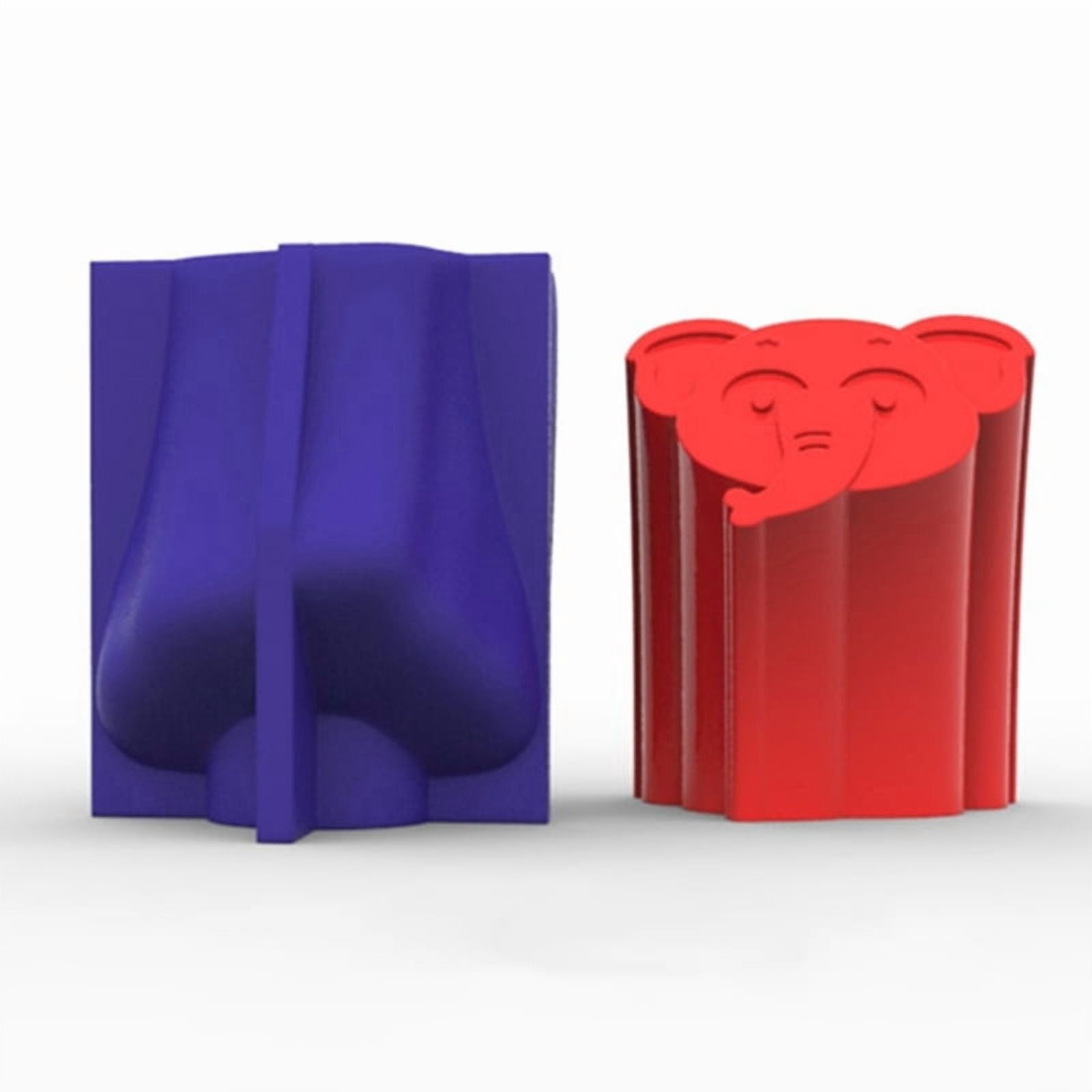 3D Elephant Face Home Decorations Resin Mold Ornaments Casting Silicone Mould