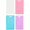 4PC-A7, variant on New Erasable Badge Sticky Notes, Reusable Silicone Vertical Horizontal Badge Buddy, Ballpoint Pen Write&Alcohol Wipeable Notepad, notepad for Nurses Doctor Blue
