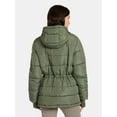 thumbnail image 3 of Ozark Trail Women's and Women's Plus Mid Length Puffer Coat, Sizes XS-2X, 3 of 6