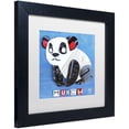 thumbnail image 2 of Trademark Fine Art ''Munch the Panda'' by Design Turnpike 11" x 11" White Matted Black Frame (ALI1262-B1111MF), 2 of 4