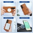 thumbnail image 4 of Dteck for Samsung Galaxy S23 Plus Case Detachable Wallet Case with Card Holder, 3 in 1 PU Leather Flip Folio with RFID Blocking Stand Shockproof Phone Cover 6.6",Brown, 4 of 7