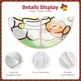 thumbnail image 6 of Lsque Sanrio Print Christmas Tree Skirt with Ties and Velcro,Xmas Holiday Decorations, Adjustable Tree Skirt-30", 6 of 6