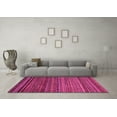 thumbnail image 3 of Ahgly Company Indoor Rectangle Oriental Pink Modern Area Rugs, 5' x 7', 3 of 4