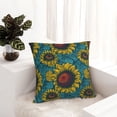 thumbnail image 6 of Pofeuu Sunflowers Print Double-sided plush pillowcase Square Throw Pillow Covers Pillows Cover for Living Room Bedroom Sofa Couch Cushion Cover（No pillow core）-24"x24", 6 of 7
