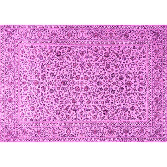 Ahgly Company Indoor Rectangle Persian Pink Traditional Area Rugs, 5' x 7'