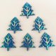 thumbnail image 4 of 30 Uds. 25mm * 27mm 2 agujeros resina AB árbol de Navidad/árbol de la vida apliques planos boda diy D64 * 3, 4 of 4