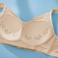thumbnail image 3 of Women's Plus Size Wireless Bra, Breathable Lace Thin Cup Full Coverage Comfort Support for Everyday Wear, 3 of 5