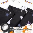 thumbnail image 3 of Halloween Shower Curtain, Ghost Shower Curtain with 12 Hooks, 72"x72" Black Waterproof Curtains for Bathroom Decor Toilet & Bathtub, Funny Halloween Decor & Gift, 3 of 6