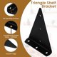 thumbnail image 4 of Soporte de estante triangular oculto XCF 6.5 pulgadas paquete de 4 negro, 4 of 4