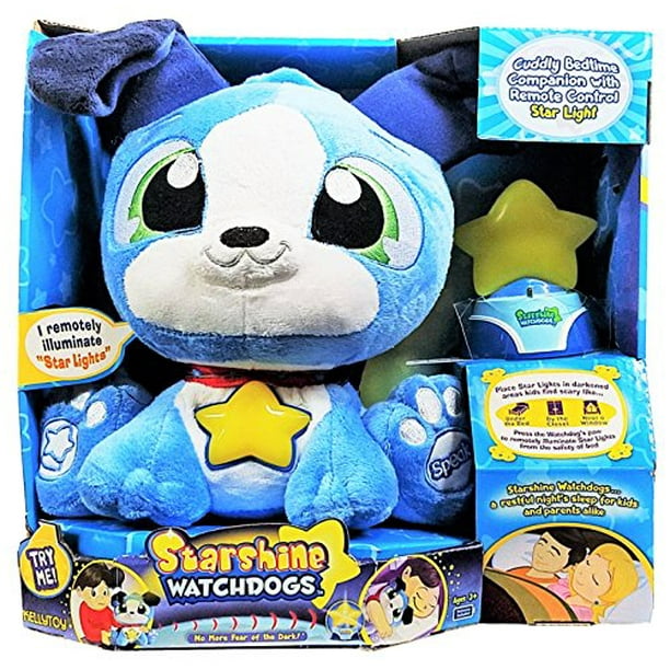 Starshine Watchdogs - Cuddly Plush Doggy Wireless Night Light | Bedtime Companion that Remotely