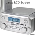 thumbnail image 3 of Magnavox MM435M2-SL Sistema compacto de estantería para CD de 3 piezas con radio estéreo FM digital, tecnología inalámbrica Bluetooth y control remoto en plateado | Pantalla LCD | Compatible con puert, 3 of 5