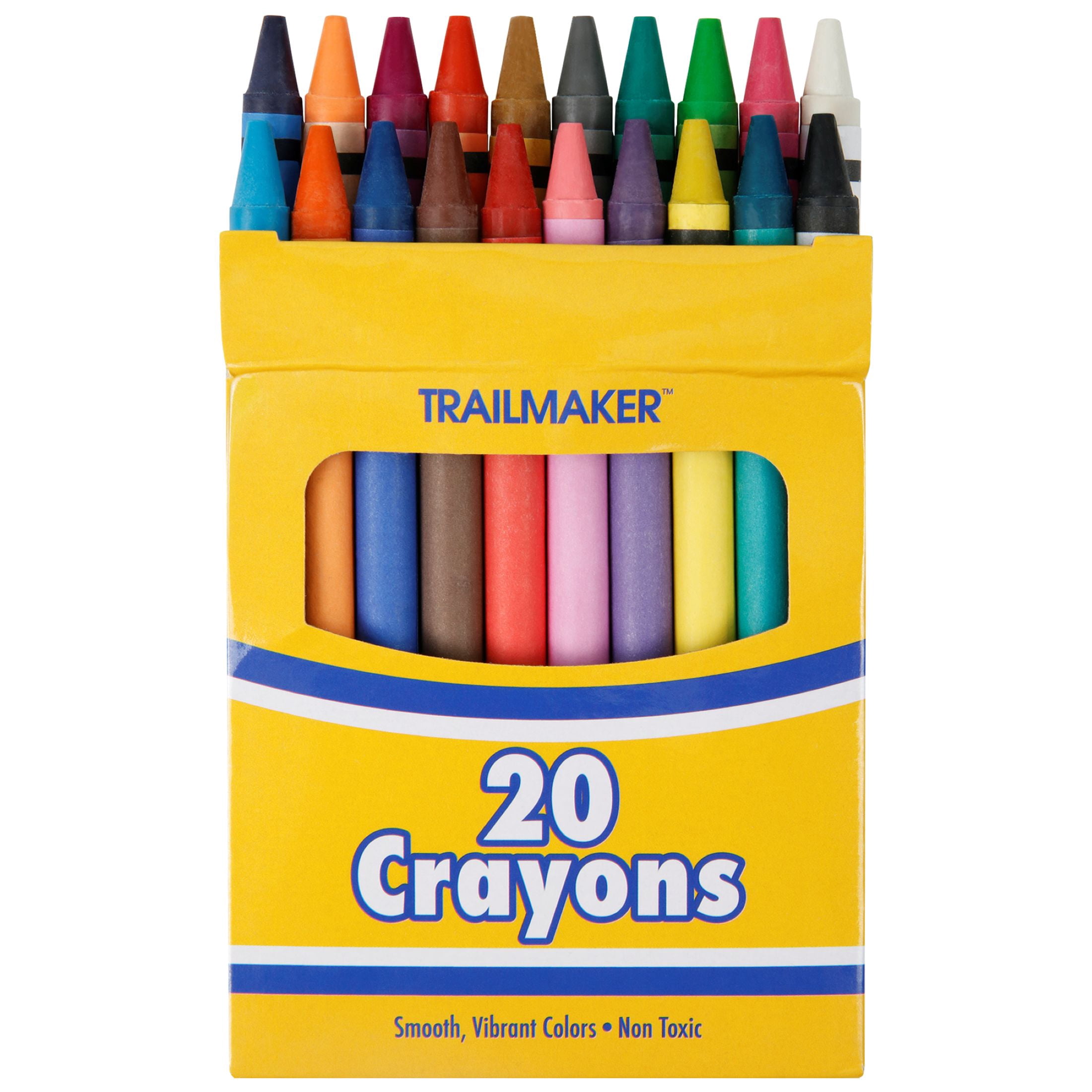 100 Pack of Crayons Containing 20 Crayons Per Box for Coloring - 2000 Count Crayons Total