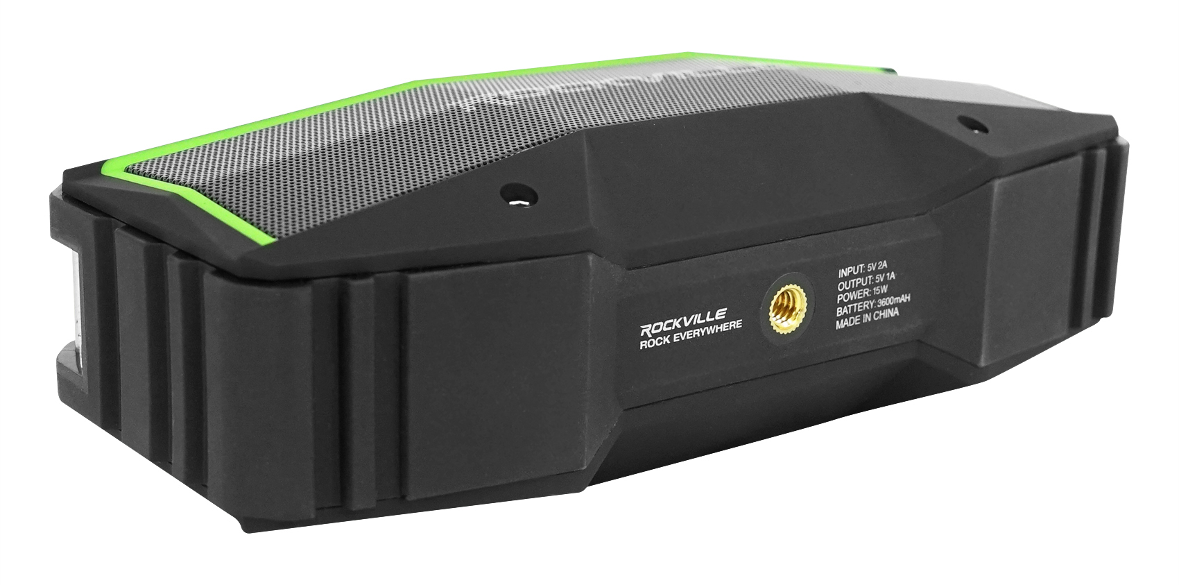 (2) Rockville ROCK EVERYWHERE Portable Bluetooth Speakers Wireless Stereo Sound
