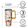 thumbnail image 3 of 30oz Christmas Tree Tumbler with Handle Straw Leak Proof Stainless Steel Cup Holiday Gift for Travel Home, 3 of 5
