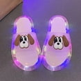 thumbnail image 4 of GobdXE Kids Light Up Slides Unisex LED Dog Cartoon Sandals Non Summer Slippers for Boys Girls Size:8-9 Years, 4 of 6