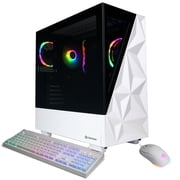 CyberPowerPC Gamer Master Gaming Desktop Computer, AMD Ryzen 5 8400F 4.2GHz, 16GB RAM, 2TB SSD, NVIDIA GeForce RTX 5060 8GB, Windows 11 Home, White