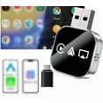 thumbnail image 6 of 2026 Upgrade 3 in 1 Screen Mirror for iOS Android Phone,Wired to Wireless Screen Mirroring Carplay Adapter for Car,Mirror Link Auto Adapter with 2.4/5Ghz WiFi & Bluetooth 5.0,Instant Wired（x）, 6 of 7