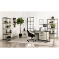 thumbnail image 4 of Scranton & Co 60" 4-Drawer Computer Desk with File Drawer in Whitewashed Grey, 4 of 13