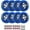 Deep Sea Blue, variant on Rollerex VXT500 Inline Skate Wheels (8-Pack w/Bearings, spacers & washers) (Size & Color Options Available) - for Indoor, Outdoor, Hockey - For Roller Blade Wheel Replacement (76mm, Deep Sea Blue)