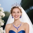 thumbnail image 2 of Set de joyas Kamirola con tiaras y coronas para mujer (TR28), 2 of 9