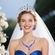thumbnail image 2 of Set de joyas Kamirola con tiaras y coronas para mujer (TR28), 2 of 9