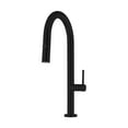thumbnail image 4 of Chalet Single Handle, Pull-Down Kitchen Faucet in Matte Black, 4 of 11
