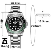 ADDIESDIVE Men's Automatic Dive Watch - 200M Waterproof, Japanese Movement Analog Mechanical Watches, Sapphire Crystal, Ceramic Bezel & Luminous Dial