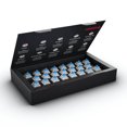 thumbnail image 1 of Kit de interruptores CHERRY MX RGB azules, 23 interruptores de teclado mecánico, para teclados DIY, Hot-Swap o para juegos, interruptor táctil con clic (Clicky), alto y perceptible, 1 of 5