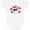AA-White, variant on Inktastic Girl Pirate Skull Valentine Girls Baby Bodysuit