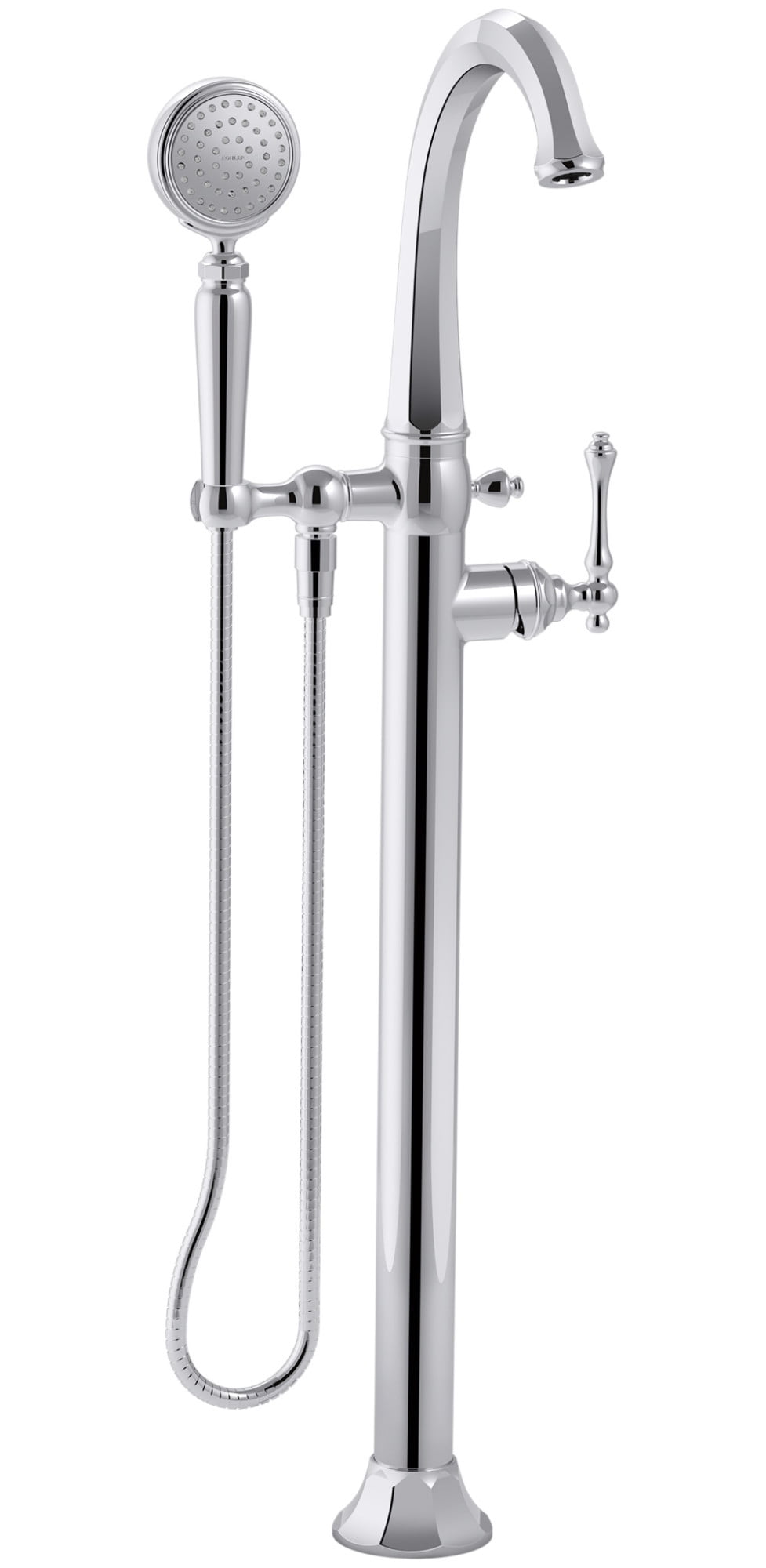 Kohler KT973324 Kelston Floor Mounted Tub Filler Chrome