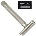 thumbnail image 1 of Parker Variant ADJUSTABLE Double Edge Safety Razor and 5 Premium Blades - (Metallic Graphite), 1 of 5
