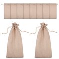 thumbnail image 4 of Greenadscape 10Pcs Linen Rectangular Wine Bottle Bags with Drawstring and Storage, 4 of 8