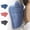 Blue, variant on Exfoliating Back Scrub Silica Gel Body Scrubber for Shower, Textured Massage Back Washer, Soft Exfoliating Towel for Dead Skin Remover, Whole Body Cleaning Tool for Men Women Adults